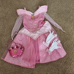 Disney store princess aurora costume set XXS